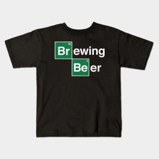 Brewing Beer - Funny Periodic Table of Elements Kids T-Shirt